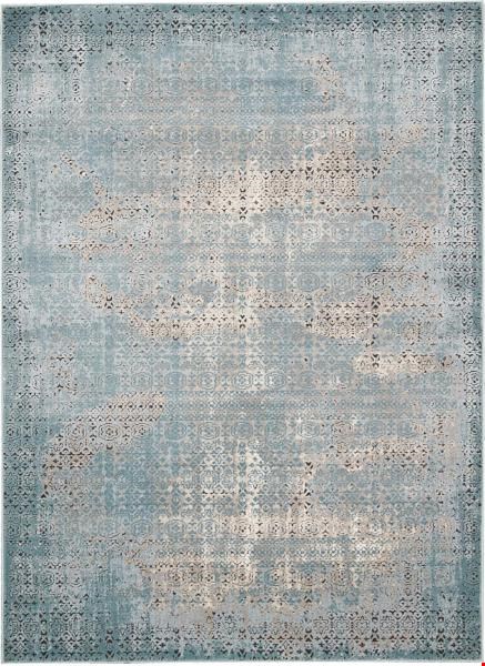 Nourison Karma KRM01 Blue (99446268938) Rectangle 3'9" x 5'9" Area Rug