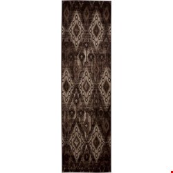 Nourison Karma KRM02 Chocolate (99446269126) Runner 2'2