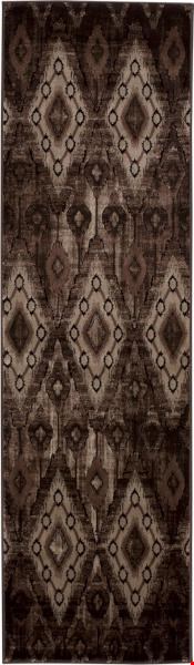 Nourison Karma KRM02 Chocolate (99446269126) Runner 2'2" x 7'6" Area Rug