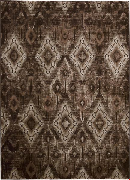 Nourison Karma KRM02 Chocolate (99446269164) Rectangle 7'10" x 10'6" Area Rug