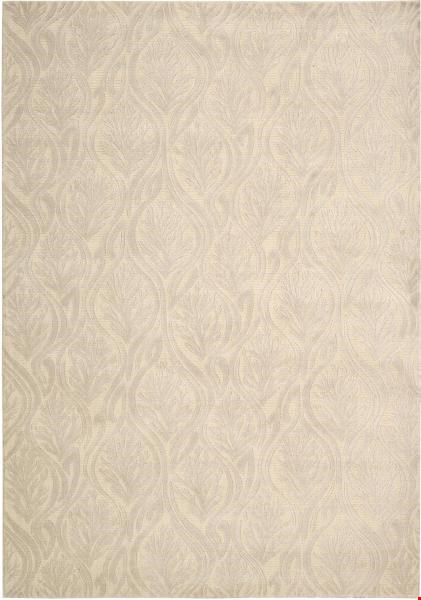 Nourison Kathy Ireland Ki01 Hollywood Shimmer KI100 Bisque (99446023612) Rectangle 5'3" x 7'5" Area Rug