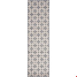 Nourison Kathy Ireland Ki01 Hollywood Shimmer KI101 Steel (99446028822) Runner 2'3