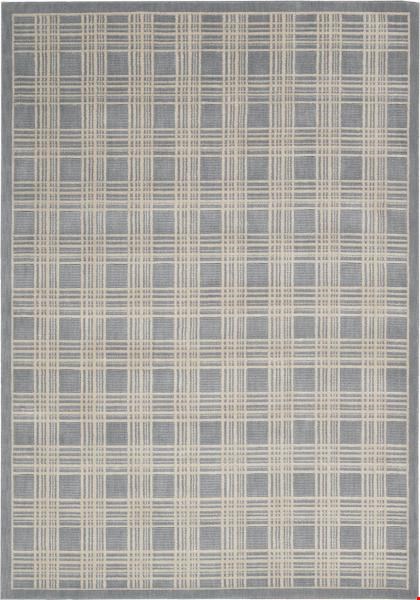 Nourison Kathy Ireland Ki01 Hollywood Shimmer KI102 Blue (99446049803) Rectangle 7'9" x 10'10" Area Rug