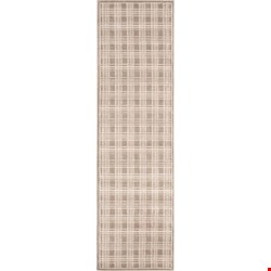 Nourison Kathy Ireland Ki01 Hollywood Shimmer KI102 Mocha (99446094377) Runner 2'3