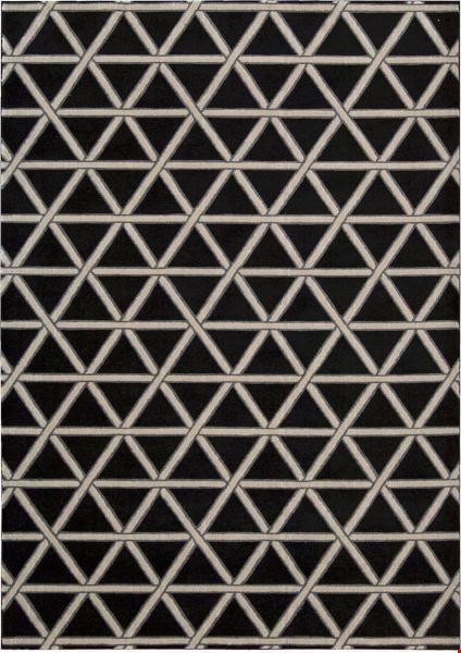Nourison Kathy Ireland Ki01 Hollywood Shimmer KI103 Onyx (99446095367) Rectangle 3'9" x 5'9" Area Rug