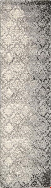 Nourison Kathy Ireland Ki02 Santa Barbara KI201 Grey (99446097880) Runner 2'2" x 8'0" Area Rug