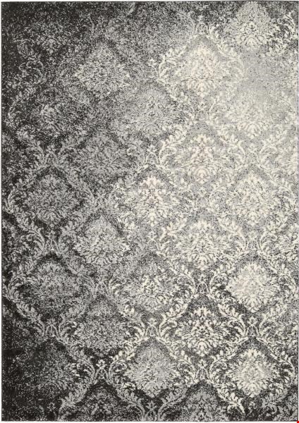 Nourison Kathy Ireland Ki02 Santa Barbara KI201 Grey (99446097613) Rectangle 7'10" x 10'10" Area Rug