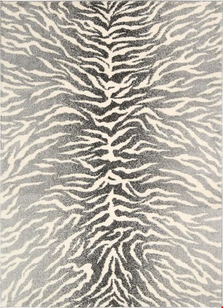 Nourison Kathy Ireland Ki02 Santa Barbara KI202 Grey (99446098429) Rectangle 5'3" x 7'5" Area Rug