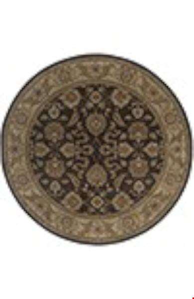 Oriental Weavers Allure Brown (AL12B1R) Round 7'8" x 7'8" Area Rug