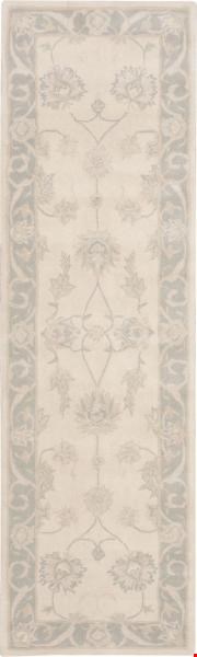 Nourison Kathy Ireland Ki14 Royal Serenity SER01 Ivory Blue (99446282255) Runner 8'0" x 2'3" Area Rug