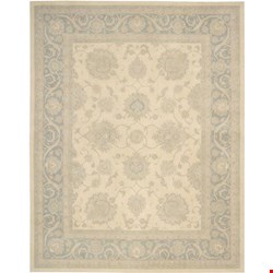Nourison Kathy Ireland Ki14 Royal Serenity SER01 Ivory Blue (99446282316) Rectangle 11'0