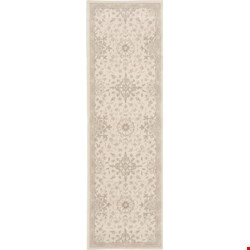 Nourison Kathy Ireland Ki14 Royal Serenity SER02 Bone (99446282507) Runner 8'0