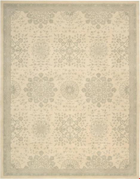 Nourison Kathy Ireland Ki14 Royal Serenity SER02 Bone (99446282491) Rectangle 5'9" x 3'9" Area Rug