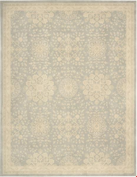 Nourison Kathy Ireland Ki14 Royal Serenity SER02 Cloud (99446282538) Rectangle 7'5" x 5'6" Area Rug