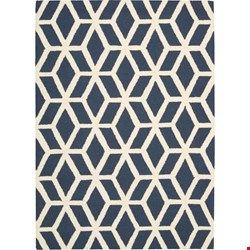 Nourison Linear LIN01 Blue Ivory (99446220400) Rectangle 7'6