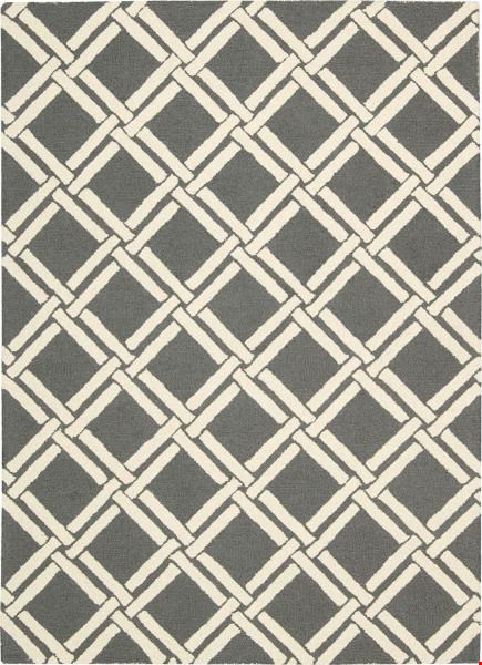 Nourison Linear LIN04 Grey Ivory (99446220639) Rectangle 8'0" x 11'0" Area Rug