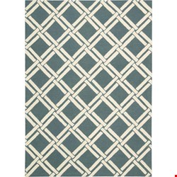 Nourison Linear LIN04 Teal Ivory (99446220523) Rectangle 7'6
