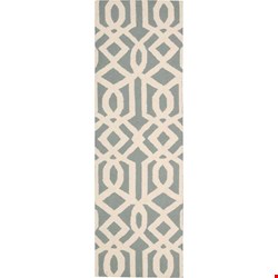 Nourison Linear LIN05 Aqua Ivory (99446220790) Runner 2'3