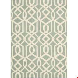 Nourison Linear LIN05 Aqua Ivory (99446220851) Rectangle 7'6