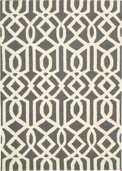 Nourison Linear LIN05 Grey Ivory (99446220936) Rectangle 8'0" x 11'0" Area Rug
