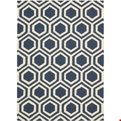 Nourison Linear LIN07 Blue Ivory (99446221001) Rectangle 3'9