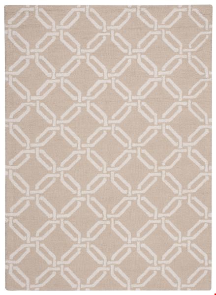 Nourison Linear LIN08 Beige (99446279798) Rectangle 3'9" x 5'9" Area Rug
