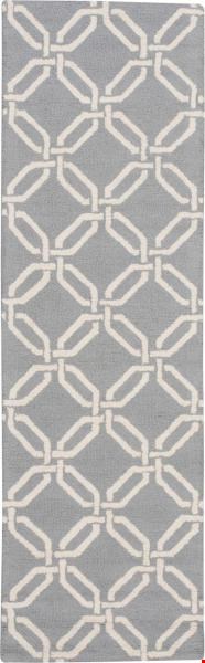 Nourison Linear LIN08 Light Blue (99446279644) Runner 2'3" x 7'6" Area Rug