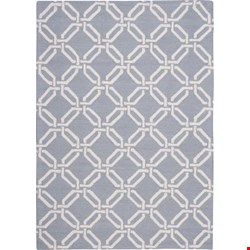 Nourison Linear LIN08 Light Blue (99446279651) Rectangle 3'9