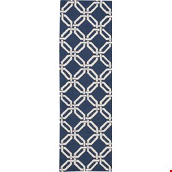 Nourison Linear LIN08 Navy (99446279712) Runner 2'3