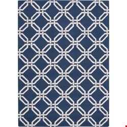 Nourison Linear LIN08 Navy (99446279743) Rectangle 7'6