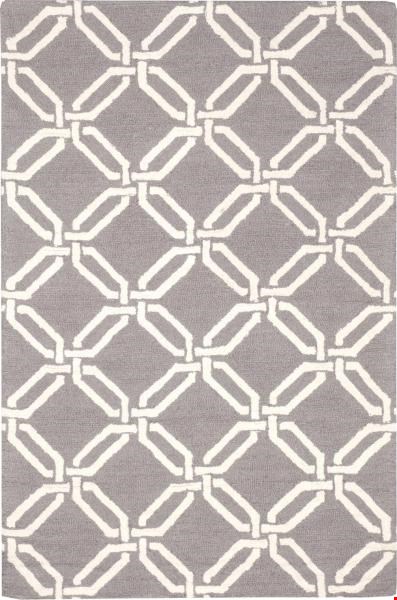 Nourison Linear LIN08 Silver (99446279620) Rectangle 7'6" x 9'6" Area Rug