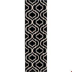 Nourison Linear LIN15 Black White (99446279835) Runner 2'3