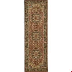 Nourison Living Treasures LI01 Rust (99446669568) Runner 12'0