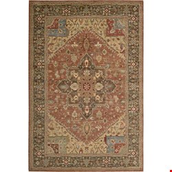 Nourison Living Treasures LI01 Rust (99446667229) Rectangle 4'3