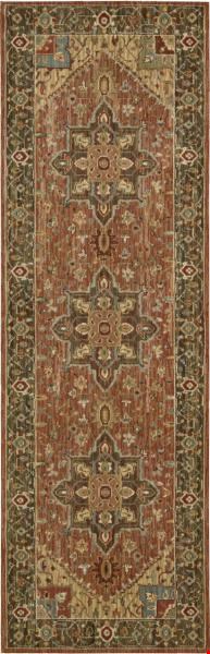 Nourison Living Treasures LI01 Rust (99446668301) Runner 8'0" x 2'6" Area Rug