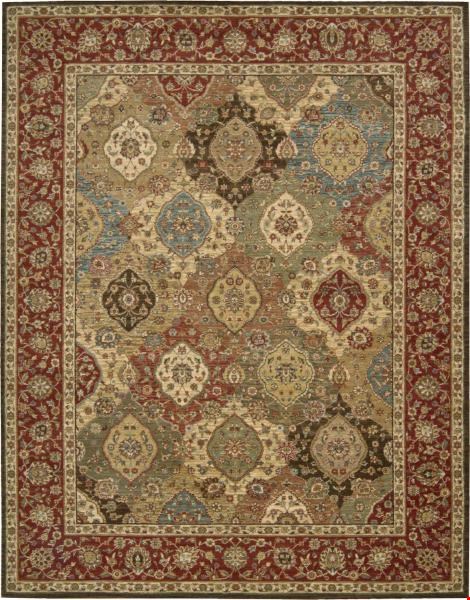 Nourison Living Treasures LI03 Multicolor (99446675590) Rectangle 9'6" x 7'6" Area Rug