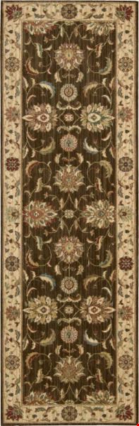 Nourison Living Treasures LI04 Brown (99446670557) Runner 12'0" x 2'6" Area Rug