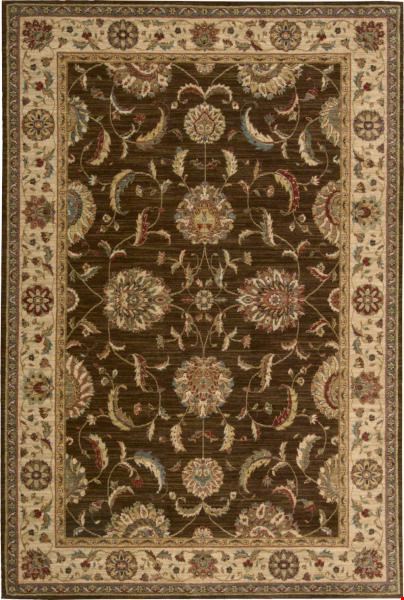 Nourison Living Treasures LI04 Brown (99446672803) Rectangle 8'3" x 5'6" Area Rug