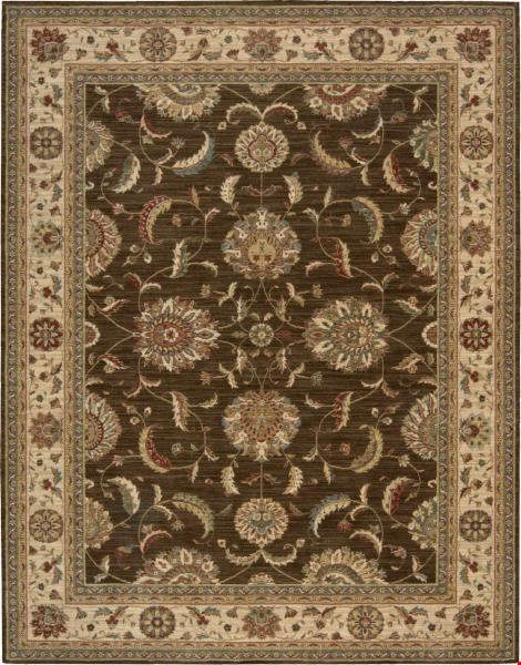 Nourison Living Treasures LI04 Brown (99446676313) Rectangle 9'6" x 7'6" Area Rug