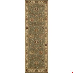 Nourison Living Treasures LI04 Green (99446670281) Runner 12'0