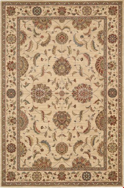 Nourison Living Treasures LI04 Ivory (99446186850) Rectangle 4'3" x 2'6" Area Rug