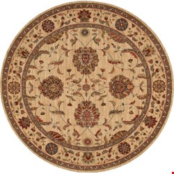 Nourison Living Treasures LI04 Ivory (99446181817) Round 5'10