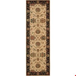 Nourison Living Treasures LI04 Ivory Black (99446670465) Runner 12'0