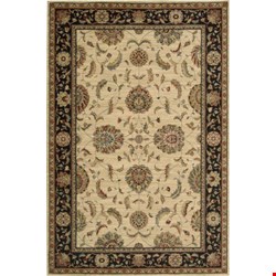 Nourison Living Treasures LI04 Ivory Black (99446668127) Rectangle 4'3