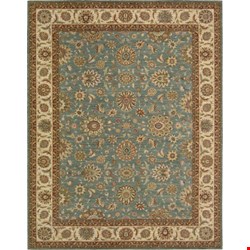 Nourison Living Treasures LI05 Aqua (99446675682) Rectangle 9'6