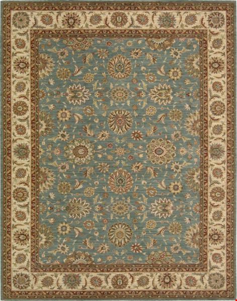 Nourison Living Treasures LI05 Aqua (99446675682) Rectangle 9'6" x 7'6" Area Rug