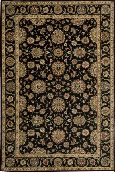 Nourison Living Treasures LI05 Black (99446672261) Rectangle 8'3" x 5'6" Area Rug