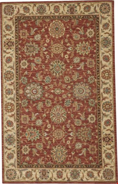 Nourison Living Treasures LI05 Rust (99446671271) Rectangle 5'6" x 3'6" Area Rug