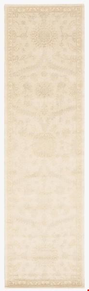 Nourison Luminance LUM04 Cream Mint (99446194398) Runner 2'3" x 8'0" Area Rug