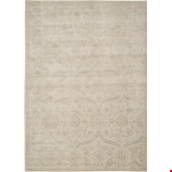 Nourison Luminance LUM04 Cream Mint (99446194305) Rectangle 9'3